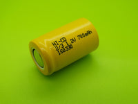 2/3 A 700mah Nicad Flat Top Cell